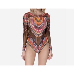 Rodasoleil smart Africa One-Piece smart swimsuite with sleeves size M